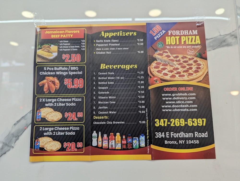 Fordham Hot Pizza Beef Patty With Pepperoni & Cheese